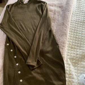 NWT Olive Knit Dress
